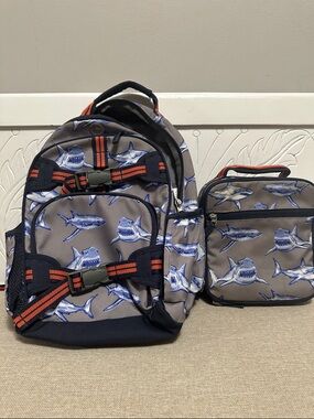 Pottery Barn kids backpack with lunchbox
